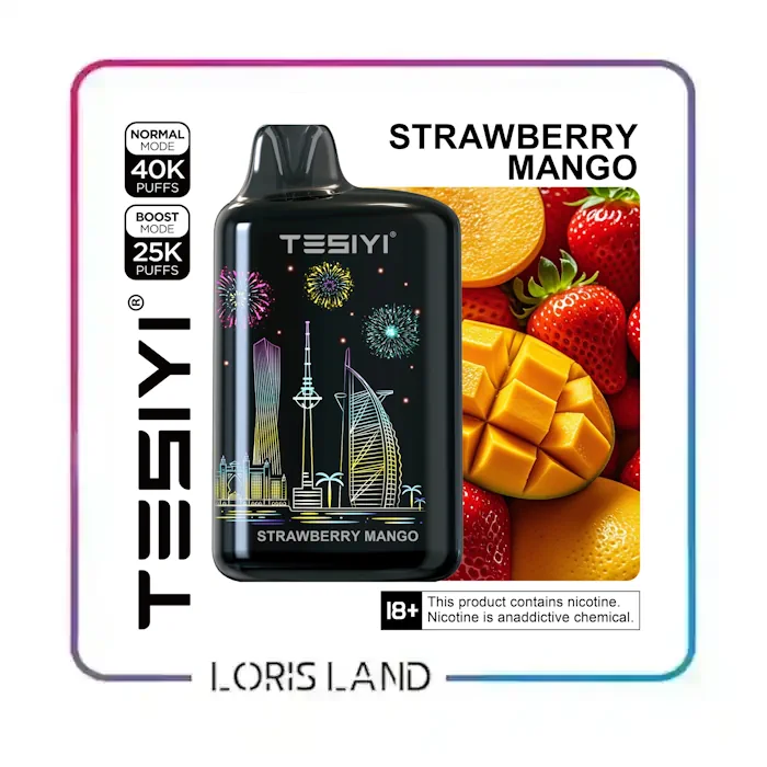 پاد یکبار مصرف توت فرنگی انبه تی سی 40 هزار پاف